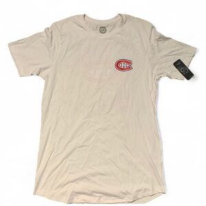 NHL White Montreal Canadiens Tee - NWT Condition - Size M